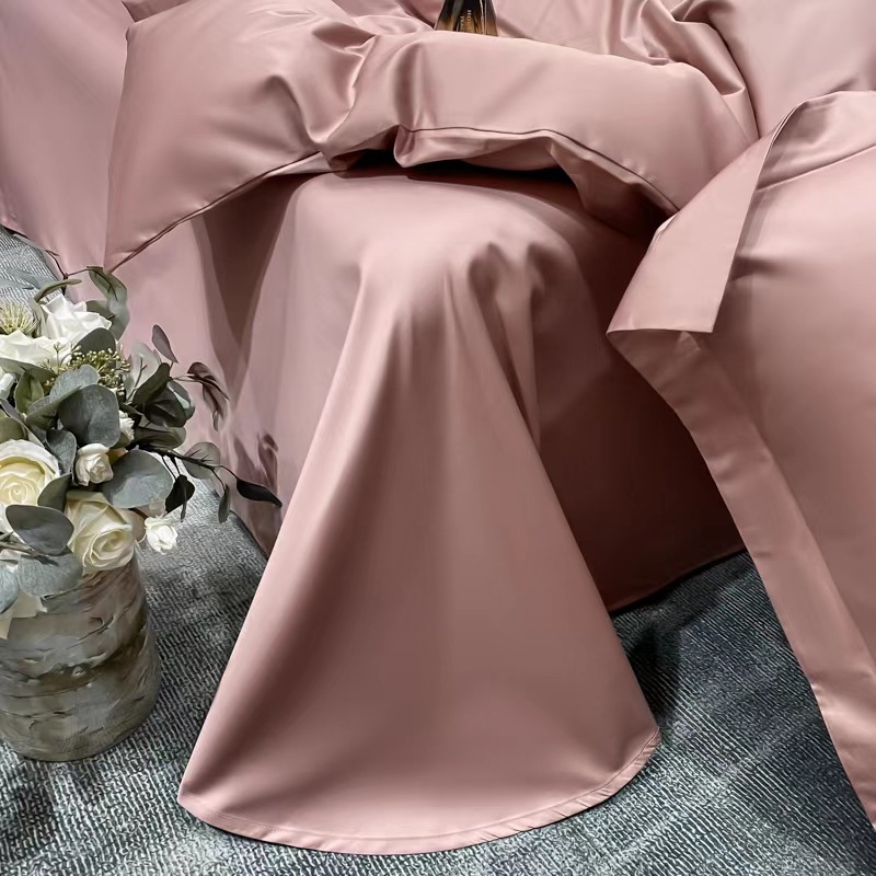 Luxe katoenen dekbedovertrek set vierdelig voor alle seizoenen_voghion.com