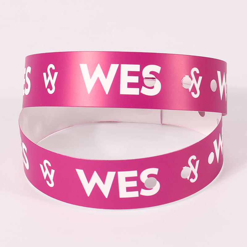 Waterproof children's disposable bracelet PVC for amusement parks