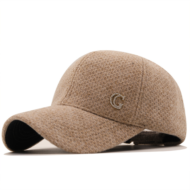 Retro Fashion Corduroy Dg Solid Color Baseball Hat Wholesale Nihaojewelry display picture 4