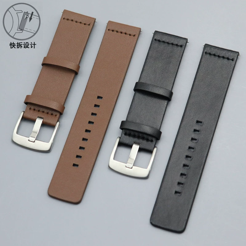 Подходим с Samsung GearS3 S2 Huawei GT4 кожаный ремешок на головке кожаный ремешок 20 22 мм переключатель для ушей