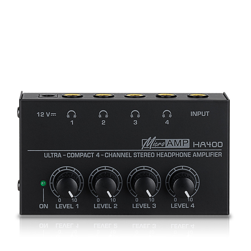 4-Channel Headphone Amplifier Suitable for Mixer Monitor Amplifier Studio Mixing Multi-Channel Headphone Amplifier 4-Channel Headphone Amplifier Suitable for Mixer Monitor Amplifier Studio Mixing Multi-Channel Headphone Amplifier