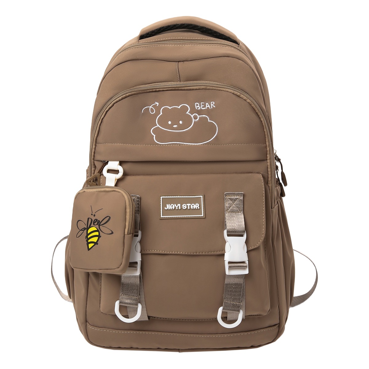 Mochila de gran capacidad JIAYISTAR transfronteriza nueva moda coreana simple bolsas escolares de estudiantes de secundaria calientes