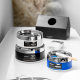 Ashtray Creative Personality Household Windproof with Lid Anti-fall Living Room Bedside KTV Hotel Stainless Steel Plastic Ashtray