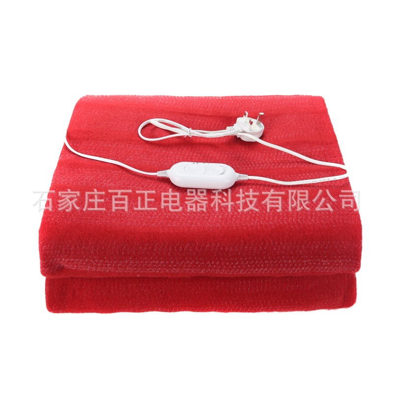 Baizheng transfronterizo 110V manta eléctrica de color rojo colchón eléctrico se puede emitir IVA factura especial suministro directo de fábrica