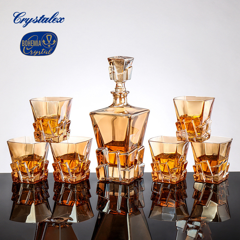 Botella de vino Checo Lexus decanter whisky botella de vodka sin plomo botella de whisky taza de vino