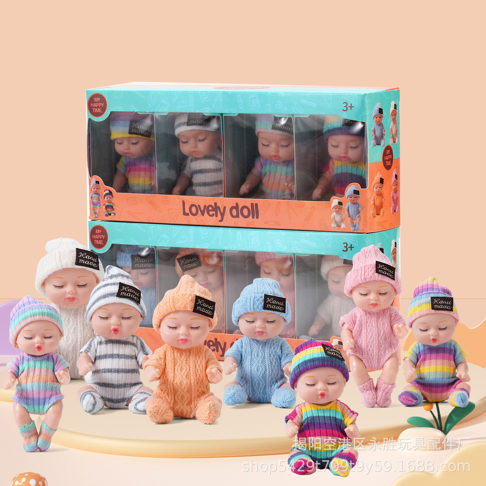 Muñeca europea y americana dormir bjd simulación renacer muñeca dormir juguete infantil caja de regalo princesa transfronteriza