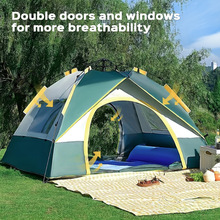 L 53406 Auto Open Black Glue Camping Tent ȫ�Զ��ڽ���ɹ¶Ӫ