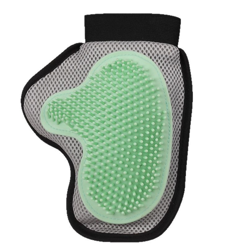 Suministros de limpieza para mascotas, guantes para eliminar el pelo, baño y masaje para gatos, cuidado y pulido del pelo de perros, venta al por mayor del fabricante, eliminan el pelo suelto.