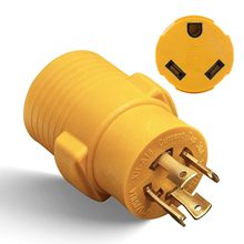 供应美式发电机房车转换电源线插头， NEMA L14-30P  to TT-30R