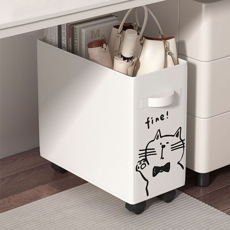 Office miscellaneous storage basket, narrow space storage basket, shopping miscellaneous storage basket with wheels, foldable extra-large storage basket Office miscellaneous storage basket, narrow space storage basket, shopping miscellaneous storage basket with wheels, foldable extra-large storage basket