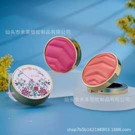 厂家直供 圆形带镜子粉饼盒空盒气垫盒化妆品彩妆包材批发