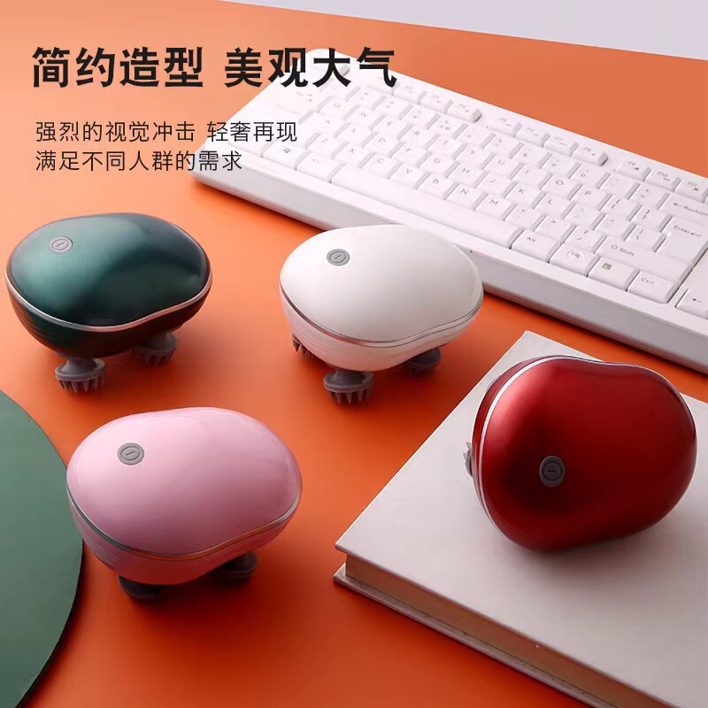 Electric Cat Massager, Head Massager, Cat Grooming Tool, Soul Extractor, Dredging, Kneading, Vibrating and Relaxing