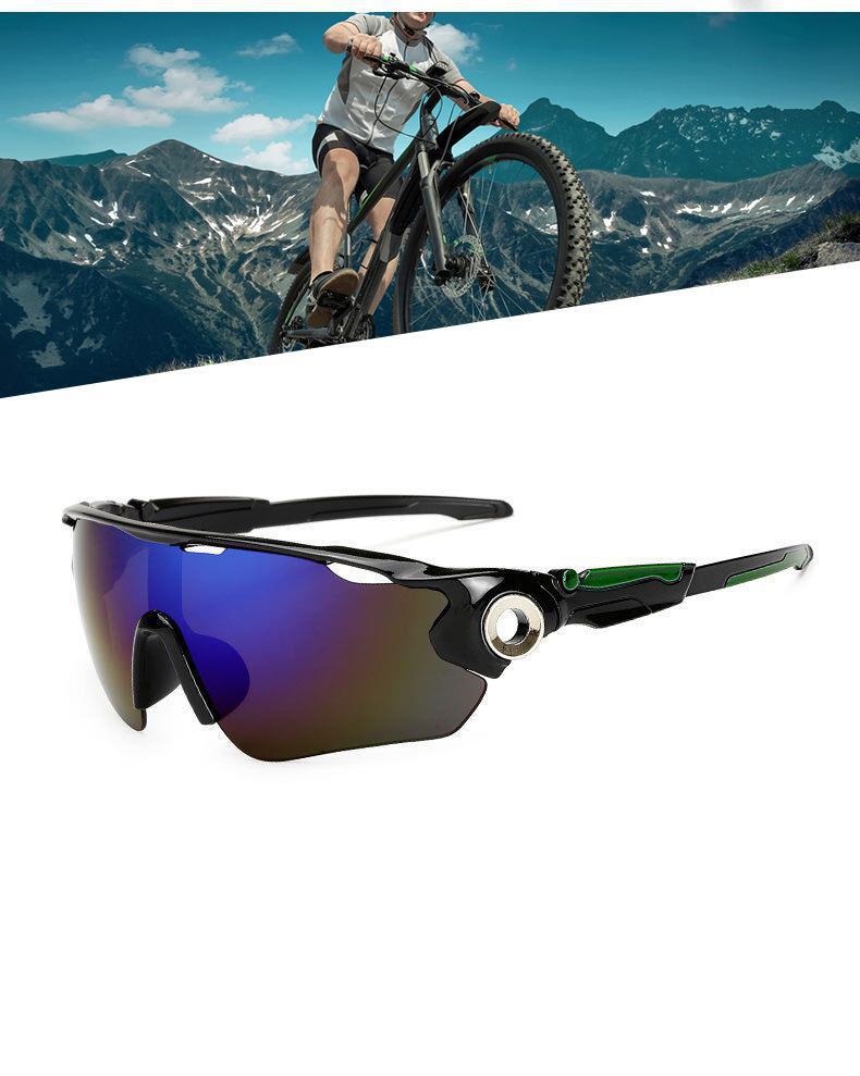 60g Weight Half Frame Glasses Structure Sunglasses Classification Sports Solid Color PC UV400 Protection Square Half Frame Sports Sunglasses