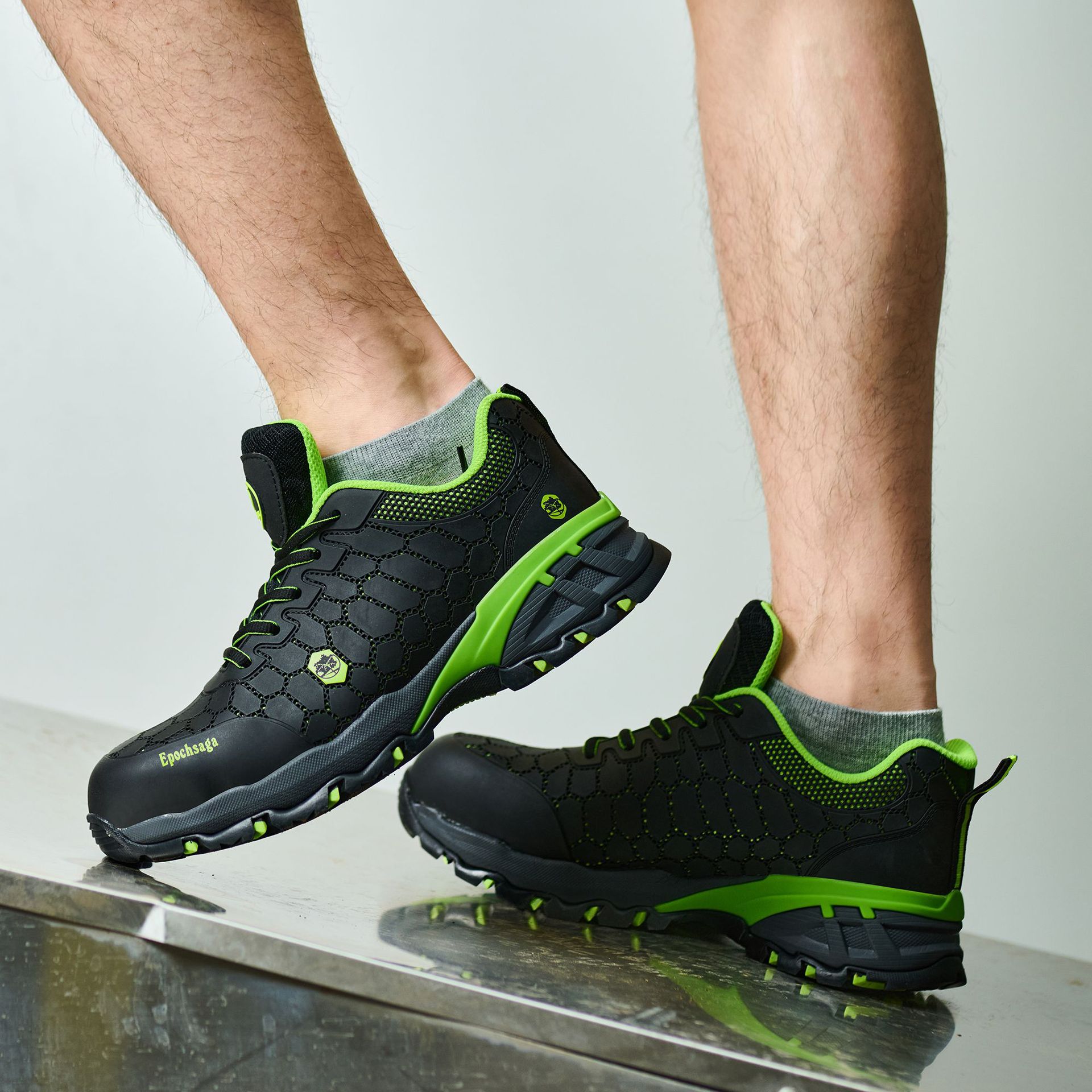 Men Special Work Shoes Labor Protection KPU Upper Anti-Smash Anti-Puncture Steel Toe Wear-Resistant Low-Cut All-Season Safety Shoes_vogvips.com