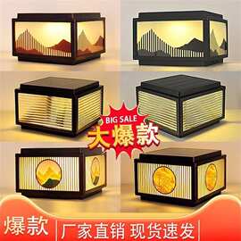 日照金山太阳能柱头灯户外防水庭院灯门柱灯大门灯别墅柱子围墙灯