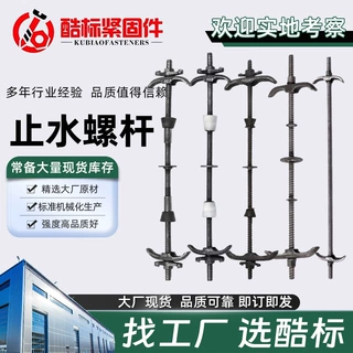厂家供应穿墙止水螺栓 建筑工地固定模板对拉止水丝杆止水螺杆