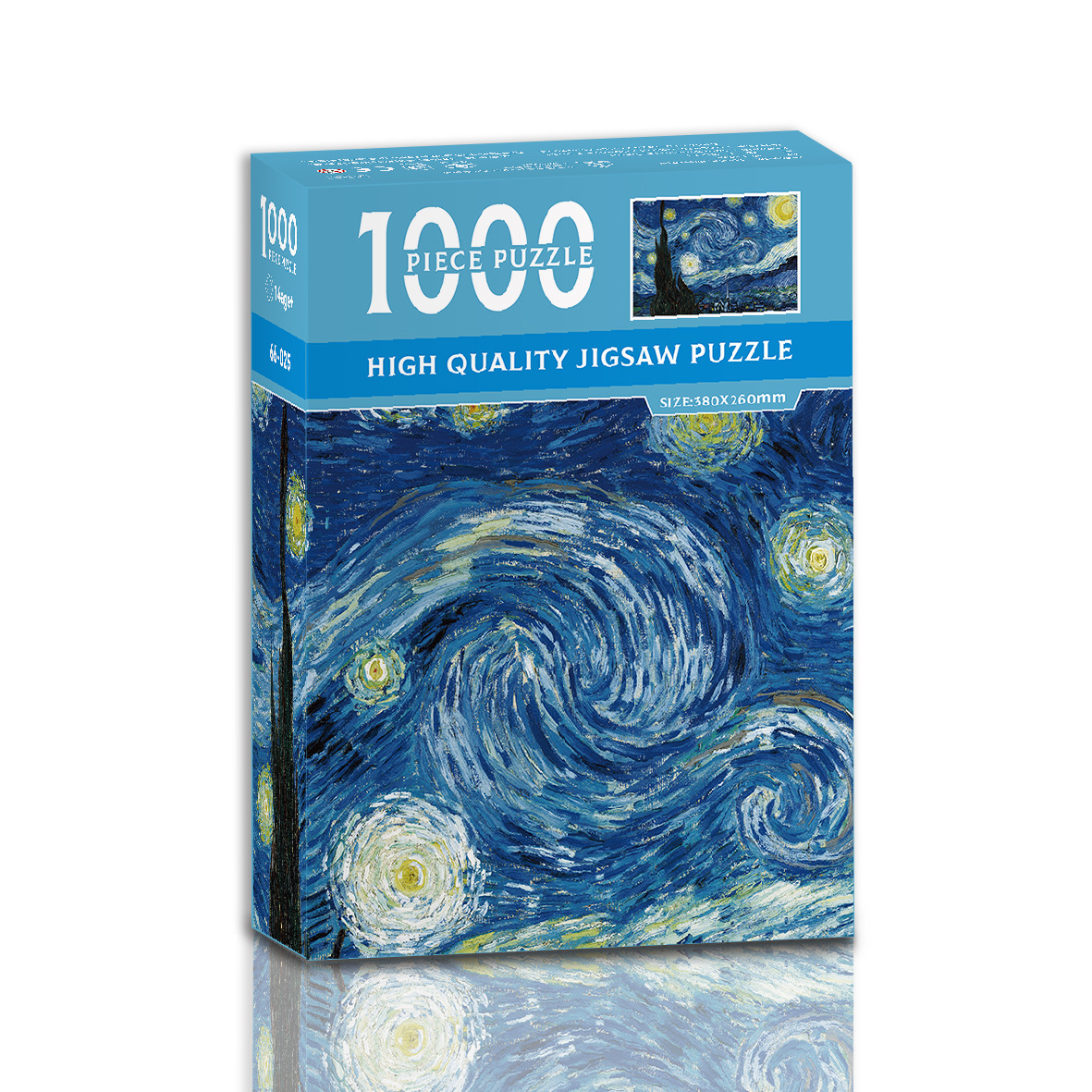 成人版パズル1000枚紙油絵名画ゴッホ星空知育パズル大人ストレス解消玩具プレゼント