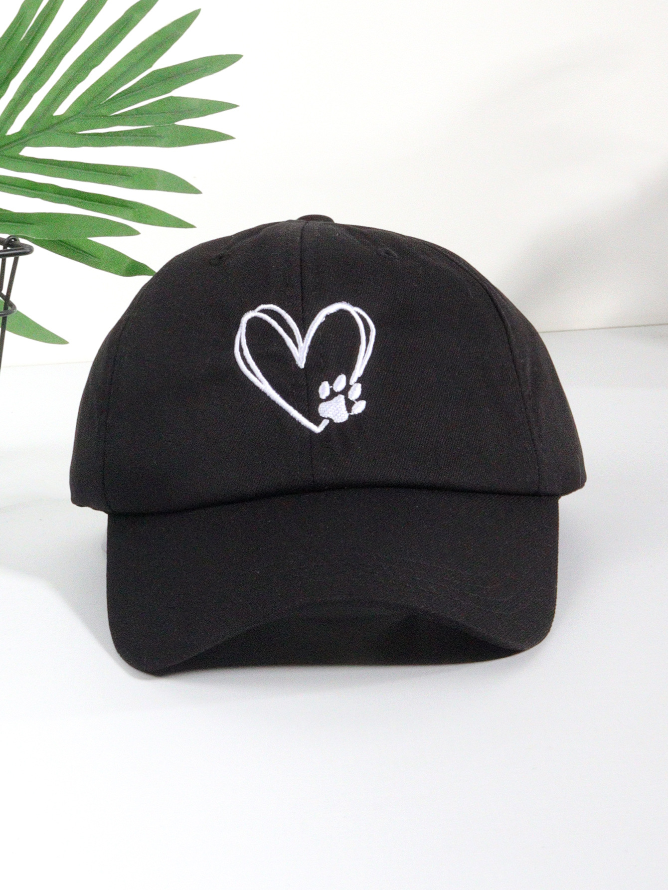 Unisex High Quality Casual Cute Love Claw Print Soft Top Wide Eaves Shade Baseball Caps For Men And Women_voghion.com
