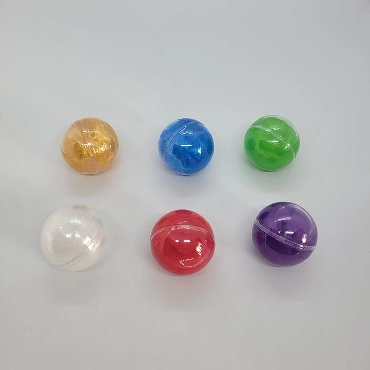 Venta caliente transfronteriza cielo estrellado cristal barro 4cm colorido retorcido huevo juguete limo Delgado color mezclado color fábrica de barro ventas directas