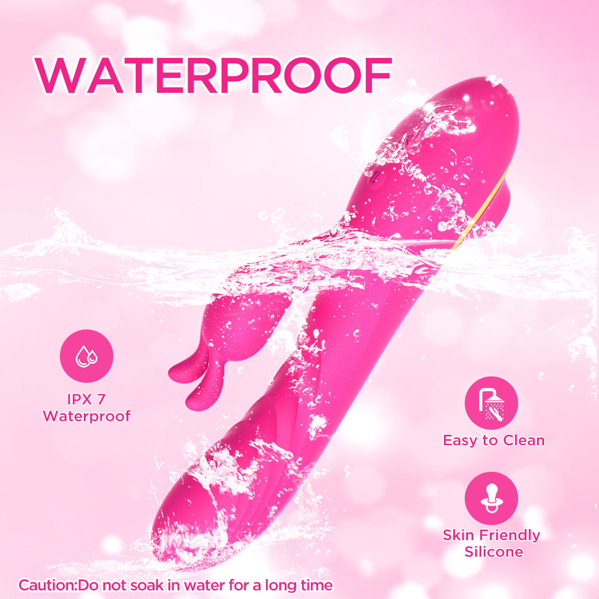 Retractable G-spot Vibrator With Suction For Women_voghion.com