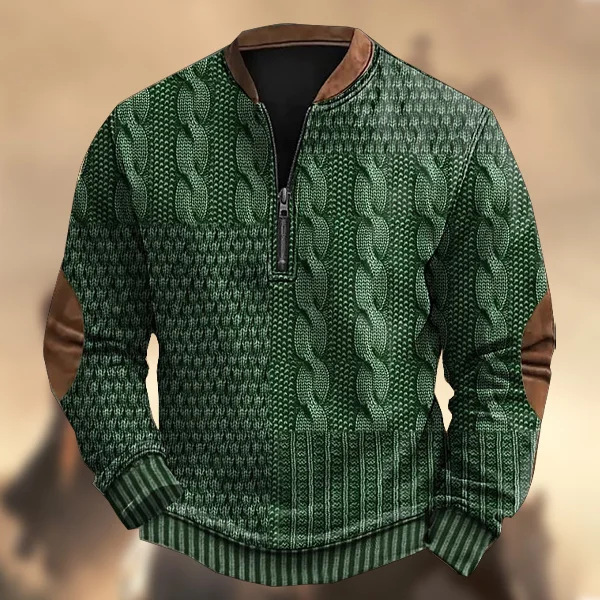 2024 3D hoodie met digitale print, casual en modieuze hoodie, heren Henry shirt, lange mouwen_voghion.com