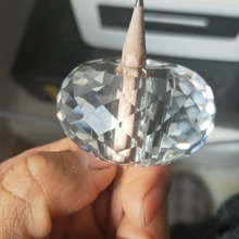 厂家直销创意水晶玻璃算盘珠 装饰配件 台灯烛台装饰 水晶算盘子