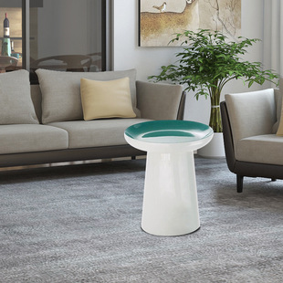 Living Room Corner Table Designer Internet Celebrity Creative Sofa Side Table Light Luxury Round Bedside Small Coffee Table Side Table Light Luxury Style