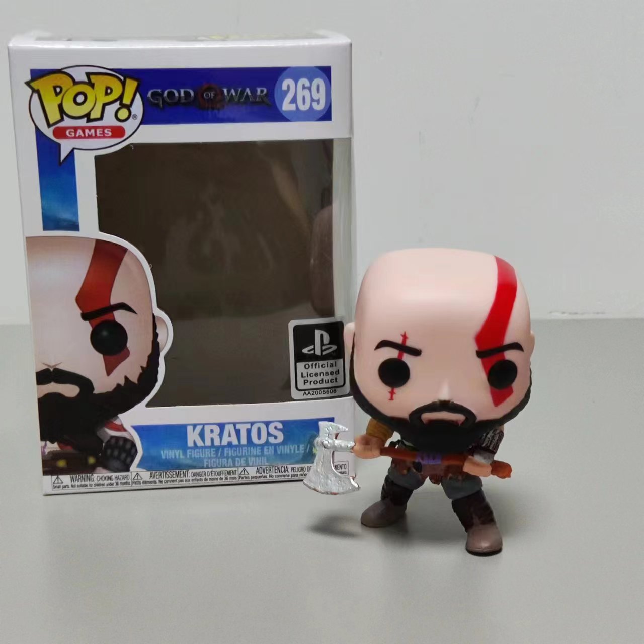 thumbnail for FUNKO game peripheral POP blood curse Hunter Ares Kratos hand doll model ornaments wholesale