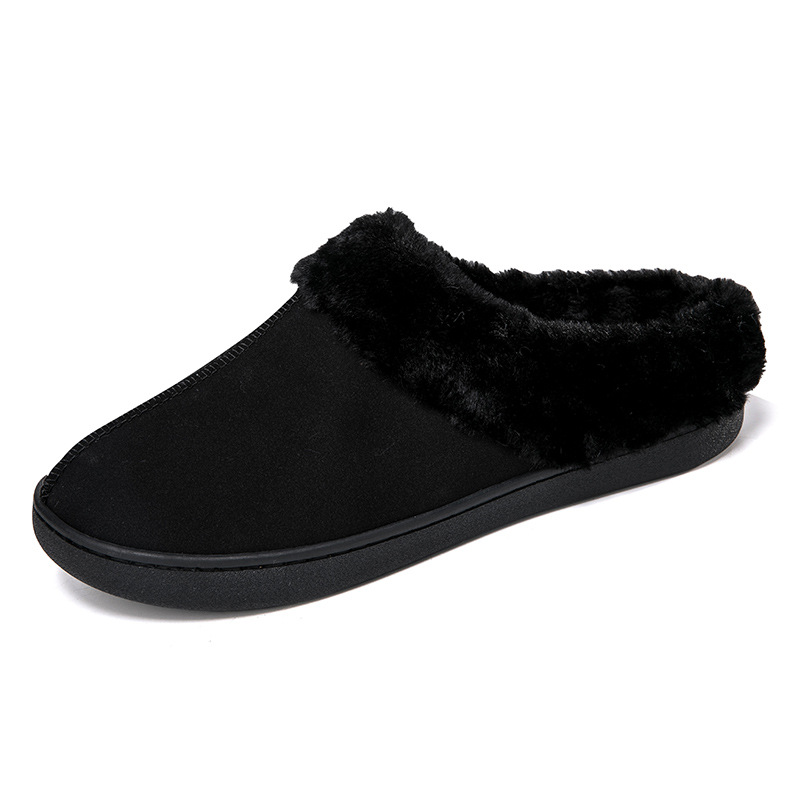 Autunno Inverno Scarpe calde da coppia di alta qualità foderate in pile da uomo, taglie grandi, antiscivolo, a punta chiusa, morbide e ammortizzate, Northeast_voghion.com