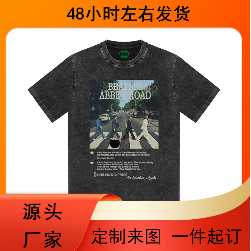 The Beatles Lennon Lennon High Street Vintage Washed Batik T-Shirt