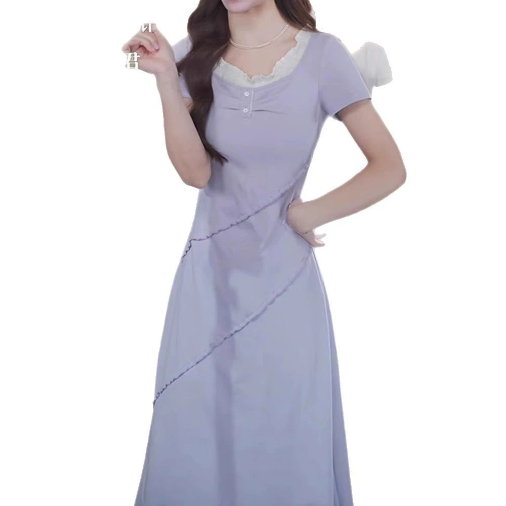 Fitted dress for leisure, plus size