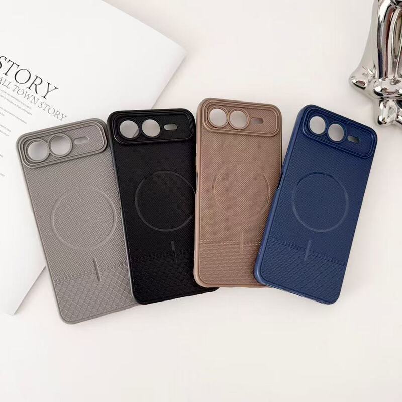 Cheap and Good Quality Suitable for Oppo A57/A51X/K13/Realme 11 Leather Texture Anti-Slip Tpu Soft Phone Case