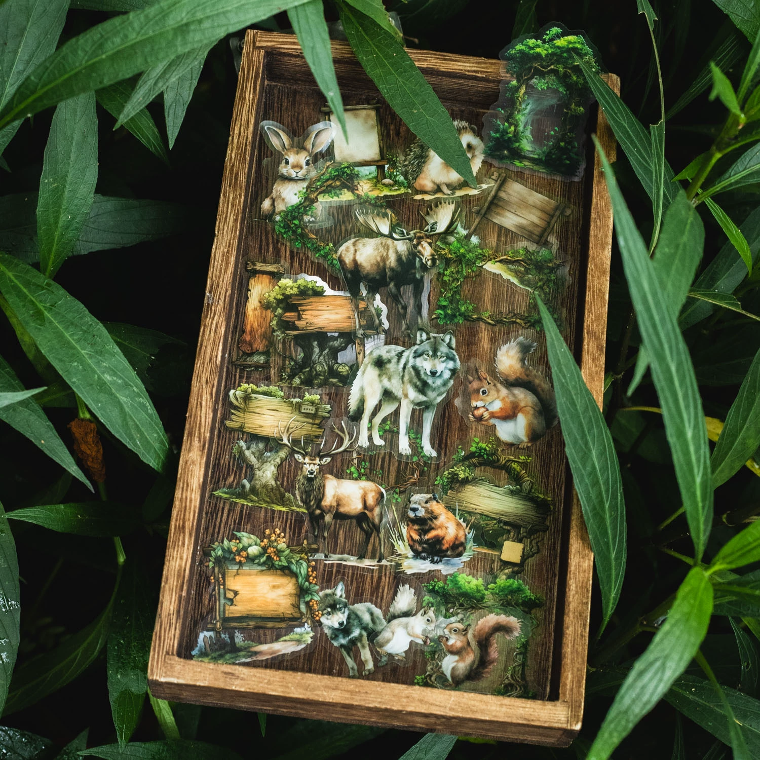 Лесной дом серии красивый день стикер пакет лесных животных тема DIY декоративные наклейки 25 штук 6 моделей