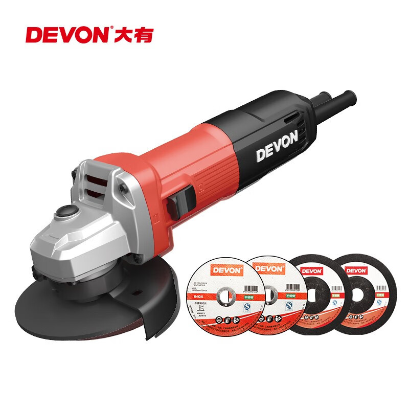 Dayou (Devon)780W mango fino 100mm amoladora angular 2835 máquina cortadora de acero pulido multifuncional