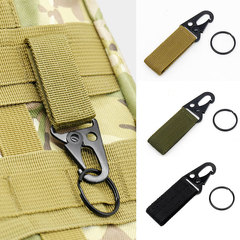 工場価格の直接販売の部品の多機能のリボンの鷹の口は登山フックを掛けて軍事ファンの屋外の戦術のキーホルダーを装備します。