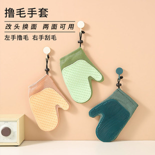 Pet rolled cat gloves cat comb floating hair bath dog brush carpet sticky hair device cat hair scraper