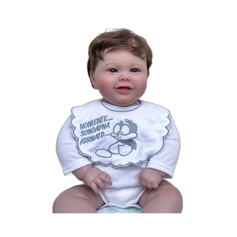 22 pulgadas juguetes de regalo bebés pesados simulación lindo muñeca de regalo muñeca gorda muñeca Henghua