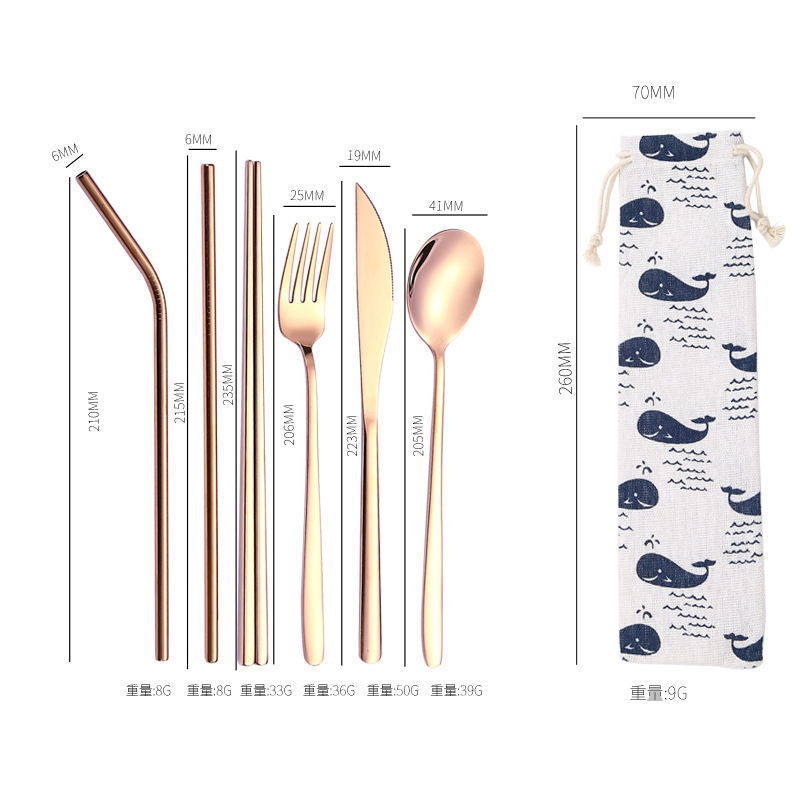 로즈 골드 세트 + 플라워 화이트 백