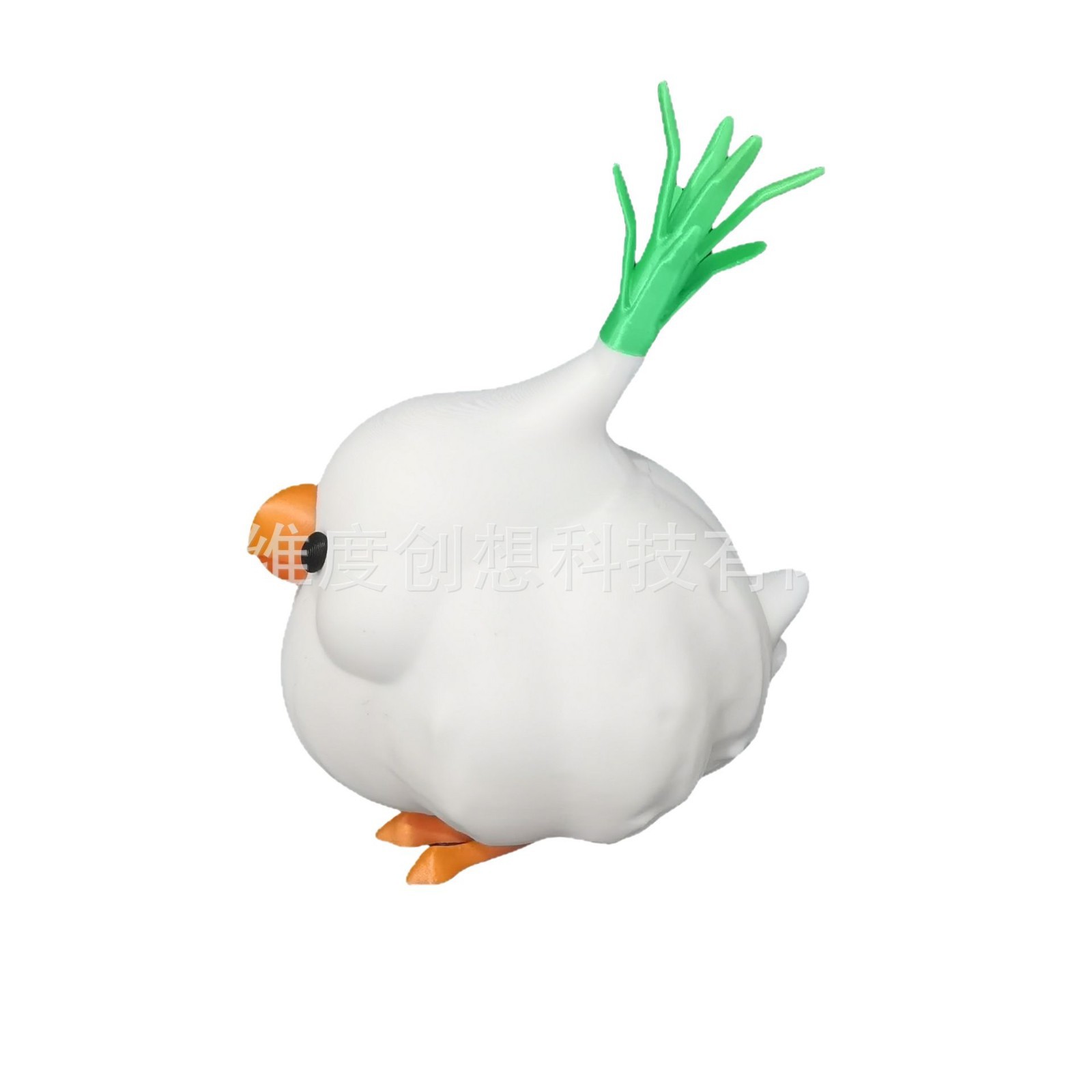 Juguetes de impresión 3D ajo pájaros adornos de escritorio encantadores regalos festivos puestos de venta artesanías de plástico creativas