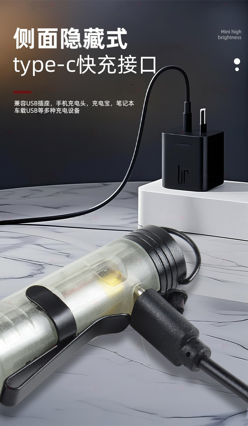 Multifunctional Keychain Light, Mini Strong Light Flashlight, Magnet 5050 Portable Light, Portable Led Key Light