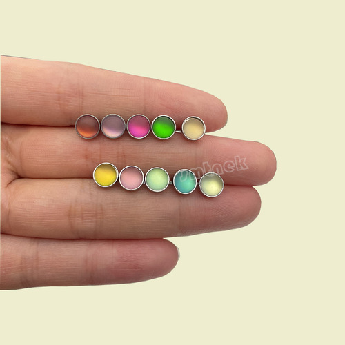 SMTNEK titanium steel candy color frosted multi-color tongue nail tongue jewelry stainless steel piercing jewelry