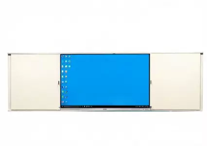 厂家直发简约 推拉白板 绿板 黑板配触控一体机