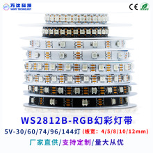ws2812b灯带led灯条5050幻彩灯带5v可编程防水内置ic跑马流水灯
