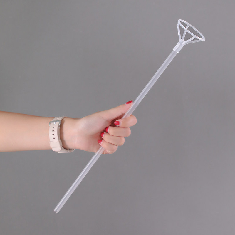 50 juegos de soportes para globos, columnas de globos, varillas de soporte grandes, varillas de mano, accesorios de decoración con soporte en forma de estrella.