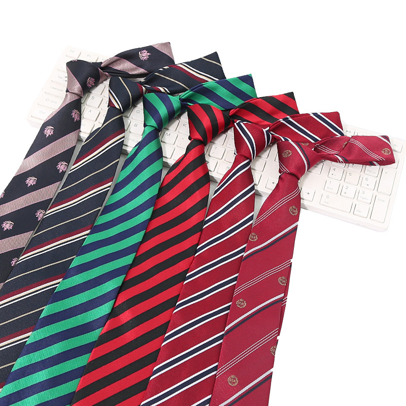 8cm Men's Tie, Striped Tie, Men's Formal Wear, Business Banquet, Groom and Best Man Dress Accessories, Tie in Stock