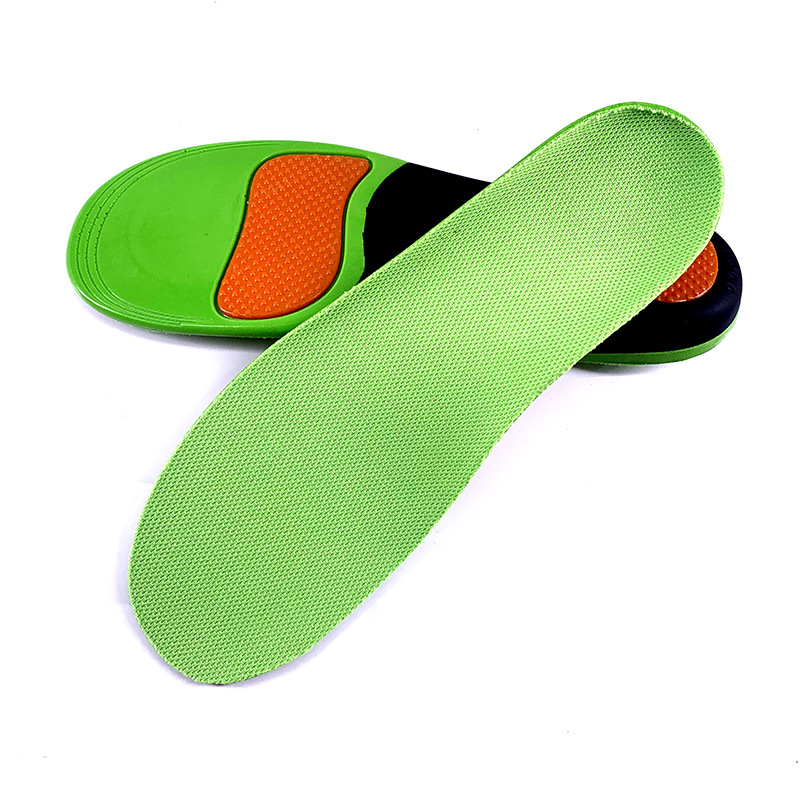 Plantillas ortopédicas de PU con soporte de arco, de alta elasticidad, para pies planos, cómodas, suaves, correctoras, amortiguadoras, transpirables, para deportes de hombres y mujeres.