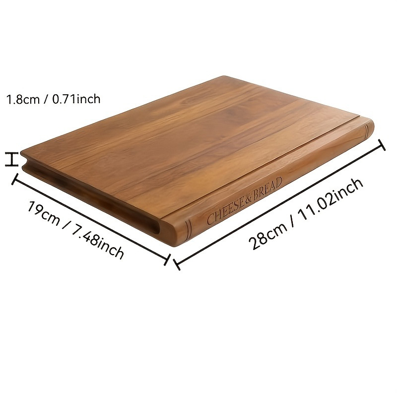 Cocina transfronteriza cortando tablas de cortar tablas de cortar tablas de cortar tablas de cortar tablas de cortar Acacia tablas de cortar libros de tablas de cortar tablas de cortar madera en forma de libro tablas de cortar madera maciza personalizadas image 7