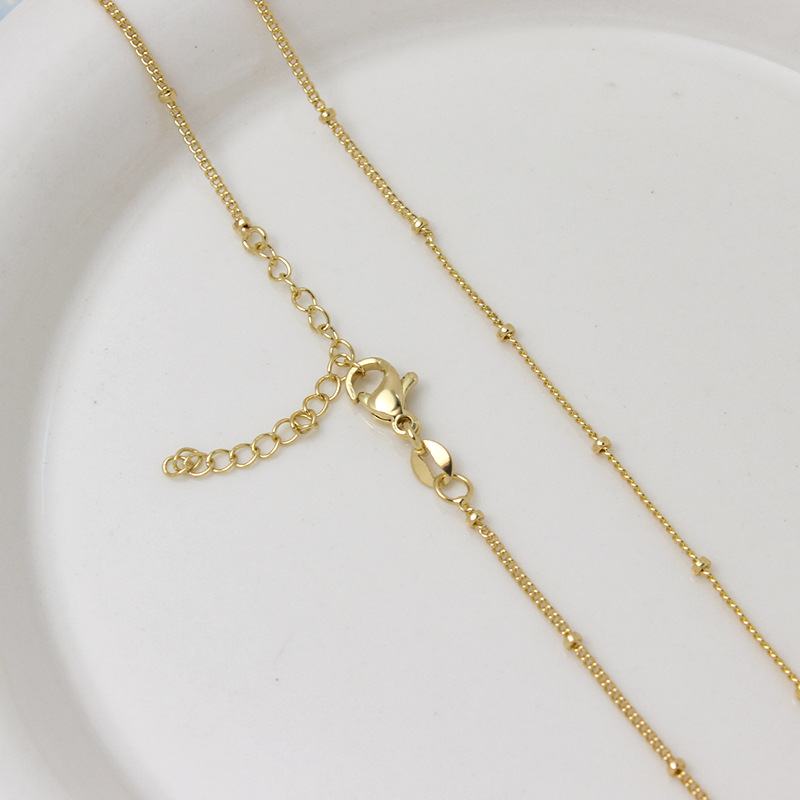 4g Weight Chain Jewelry Making Type 45-50cm Jewelry Making Size Lobster Trigger Clasp Closure Clasp Closure Type Jewelry Accessories Classification 1 Piece Quantity Copper Material Geometric Pattern All Seasons Season Plating Design Simple Style Style 1 Piece Copper 45-50cm Jewelry Accessories Chain Simple Style Geometric 10