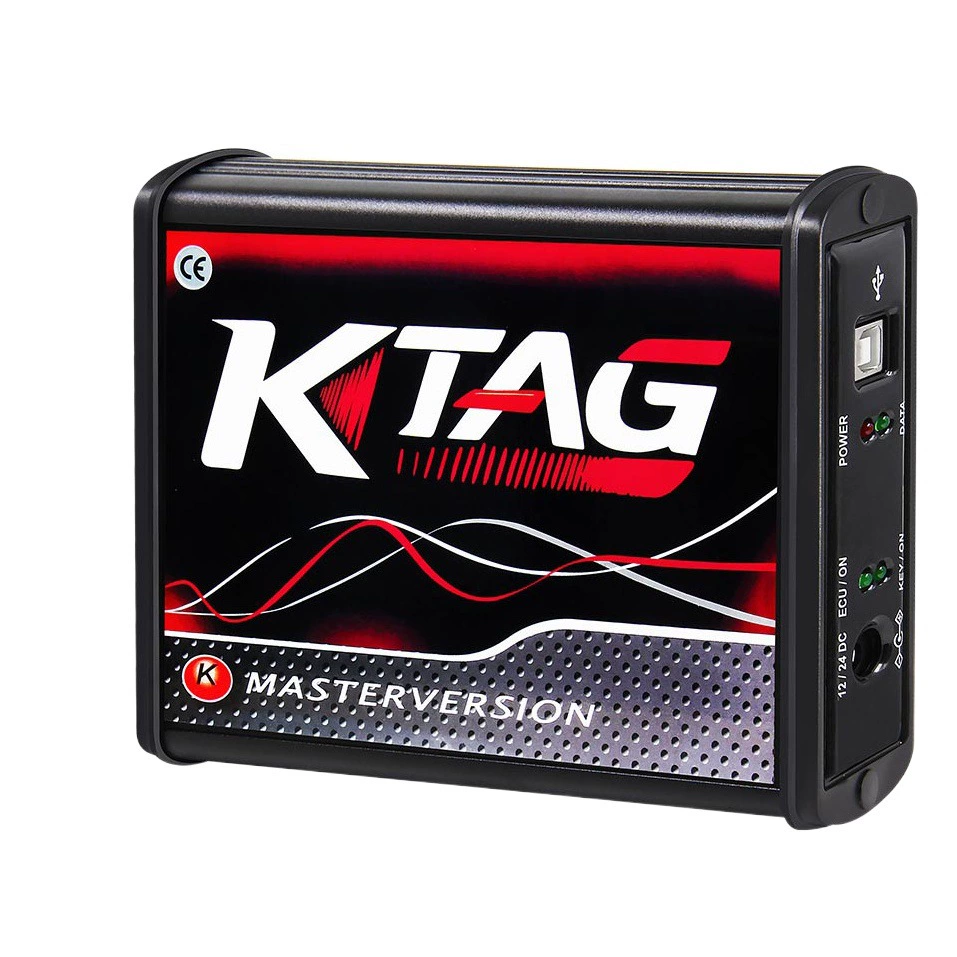 KTAG V7.020 V2.25 Red PCB Красный Европейский инструмент программирования ЭБУ неограниченное количество точек может быть подключено к Интернету