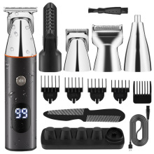 俄罗斯通用电推剪电推子液晶理发推子理发器电动剃头剃须刀鼻毛器